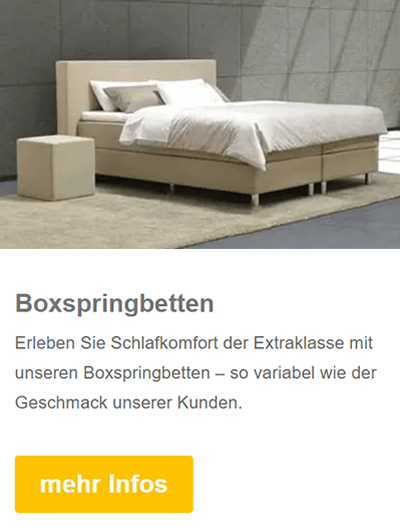 Boxspringbetten für 76351 Linkenheim-Hochstetten